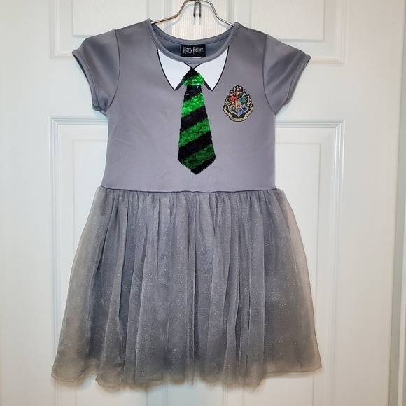 Harry Potter Hermione Granger Gryffindor Dress 6-6x Gray - Picture 1 of 7